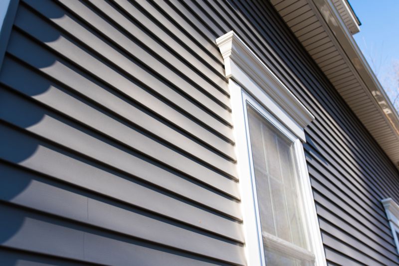 Siding with Textured Finish
